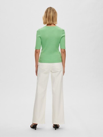 SELECTED FEMME Pullover 'SLFMala' i grøn