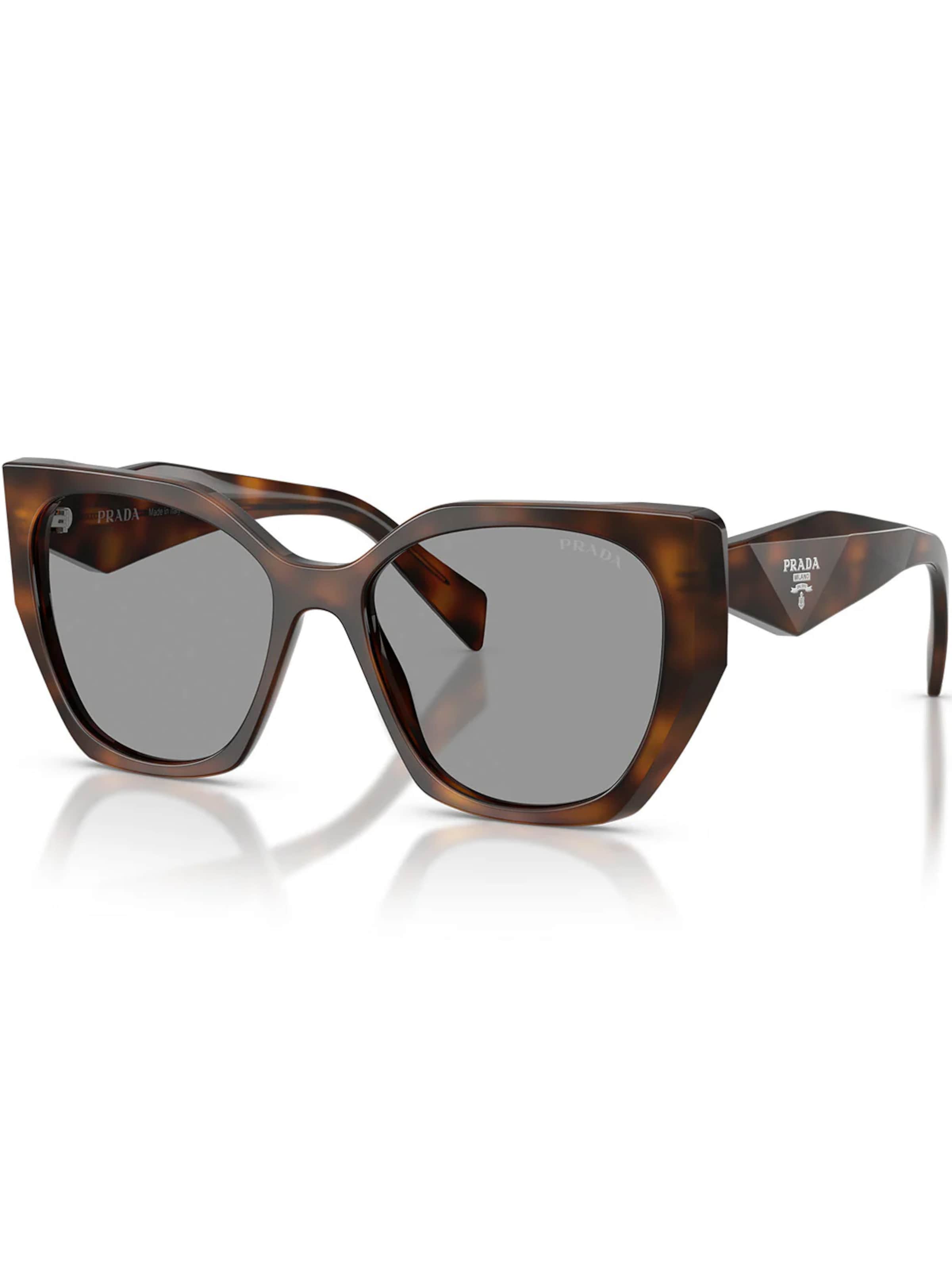 PRADA Sonnenbrille 'Prada  PR19ZS 20D50Q Juniper'‌ in Braun: Vorderseite