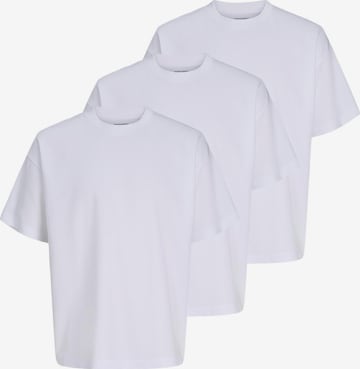 JACK & JONES Shirt 'Barron Tee' in White: front