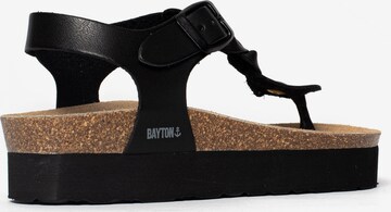 Bayton T-bar sandals 'Badajoz' in Black