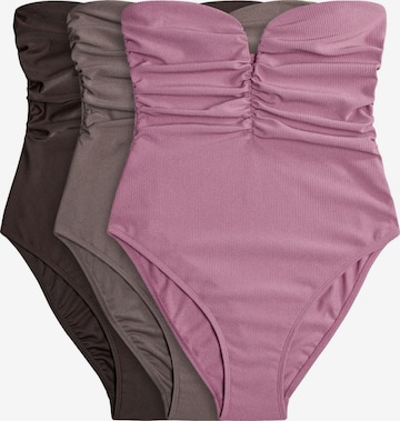 Fascia Costume intero di The Set in marrone: frontale