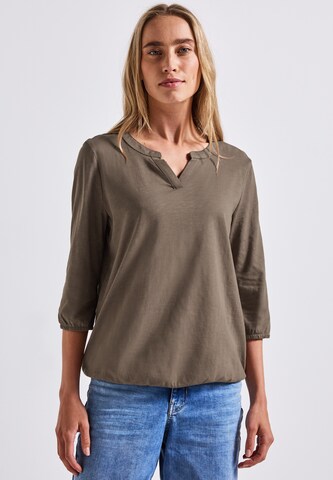 STREET ONE Shirt in Brown: front