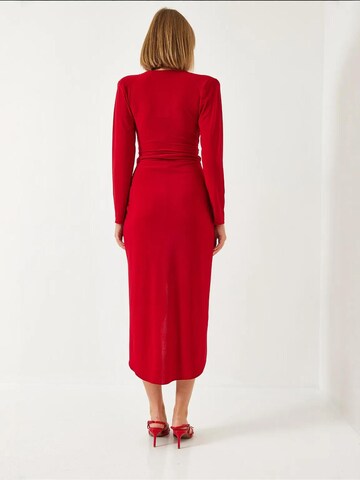 Robe Bianco Lucci en rouge