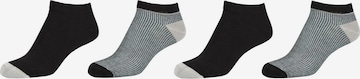 camano Ankle Socks in Grey: front