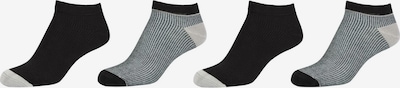 camano Füßlinge in grau / schwarz, Produktansicht
