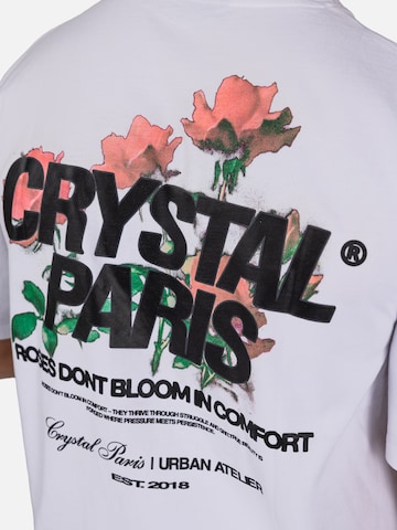 Crystal Paris Shirt 'Rose' in White