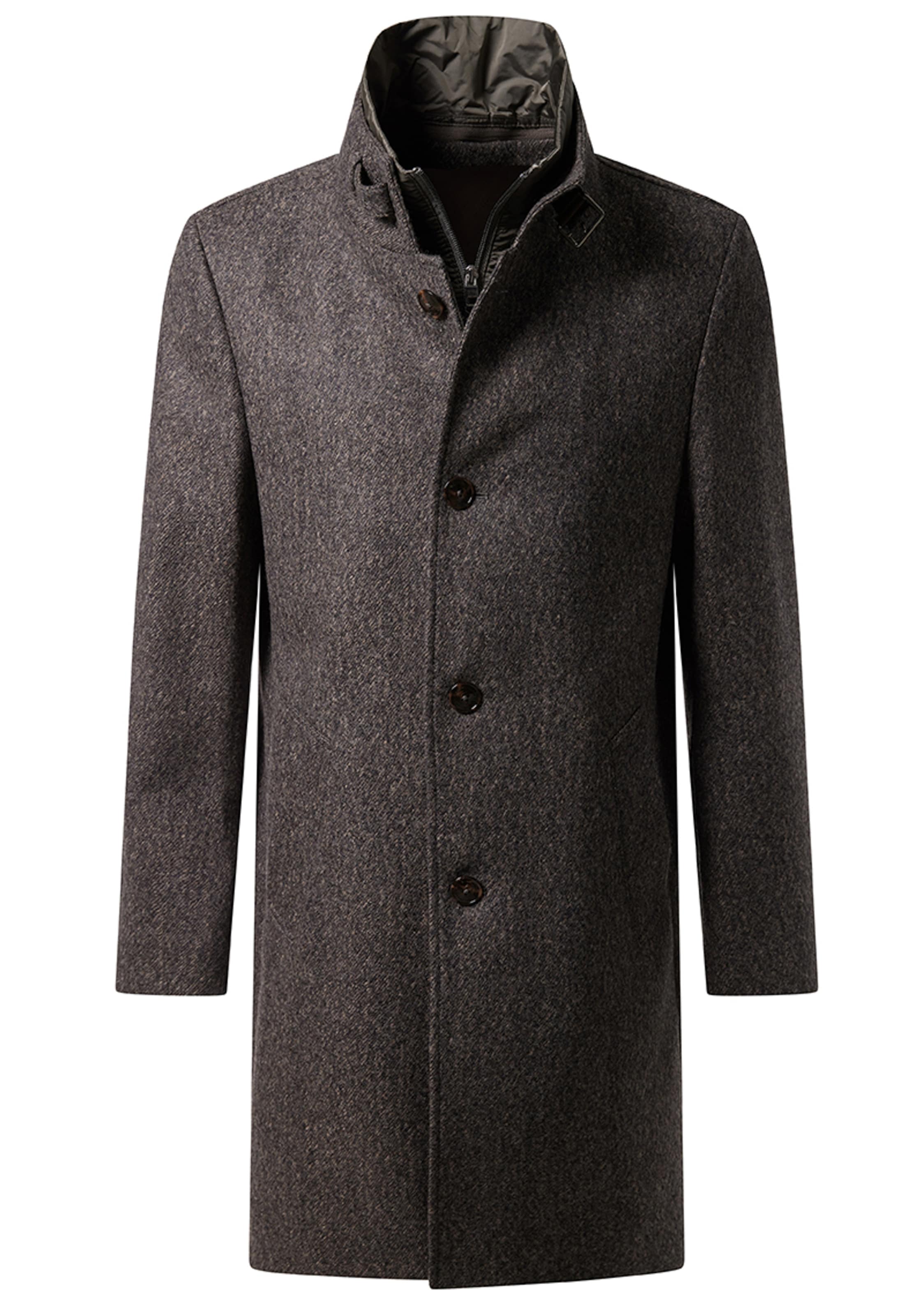 Baldessarini Mantel ' Harrison-3 ' in Braun: Vorderseite