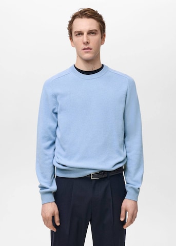 MANGO MAN Pullover 'Daily' in Blau: Vorderseite