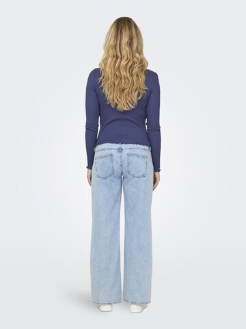 Only Maternity Shirt 'OLMXena' in Blauw