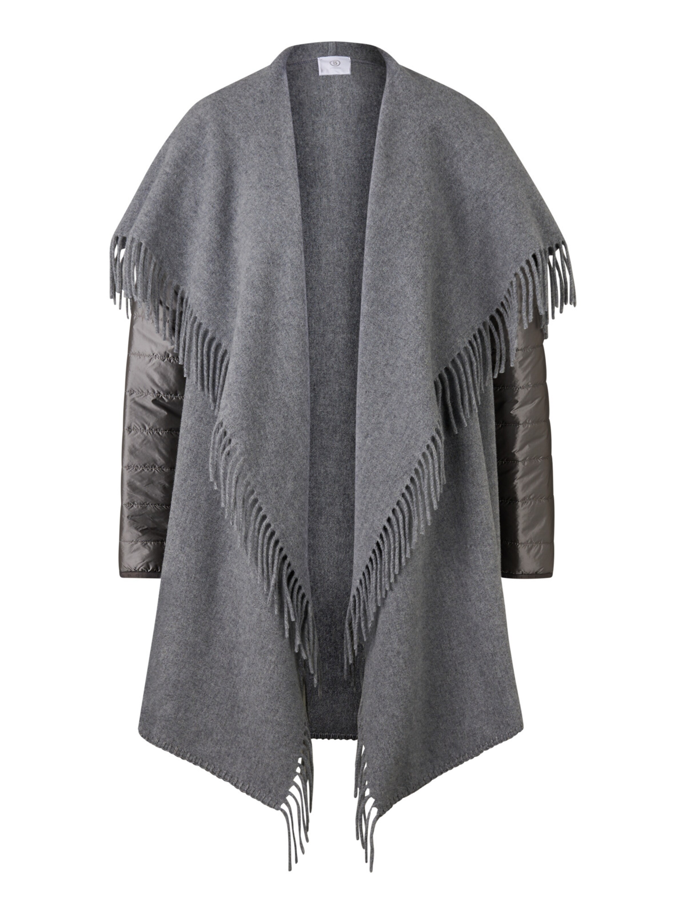 BOGNER Cape 'North' in Grau: Vorderseite