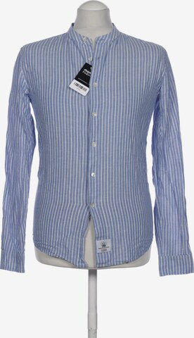 Closed Button Up Shirt in XXS in Blue: front