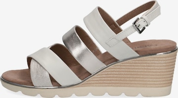 CAPRICE Sandalen met riem in Beige