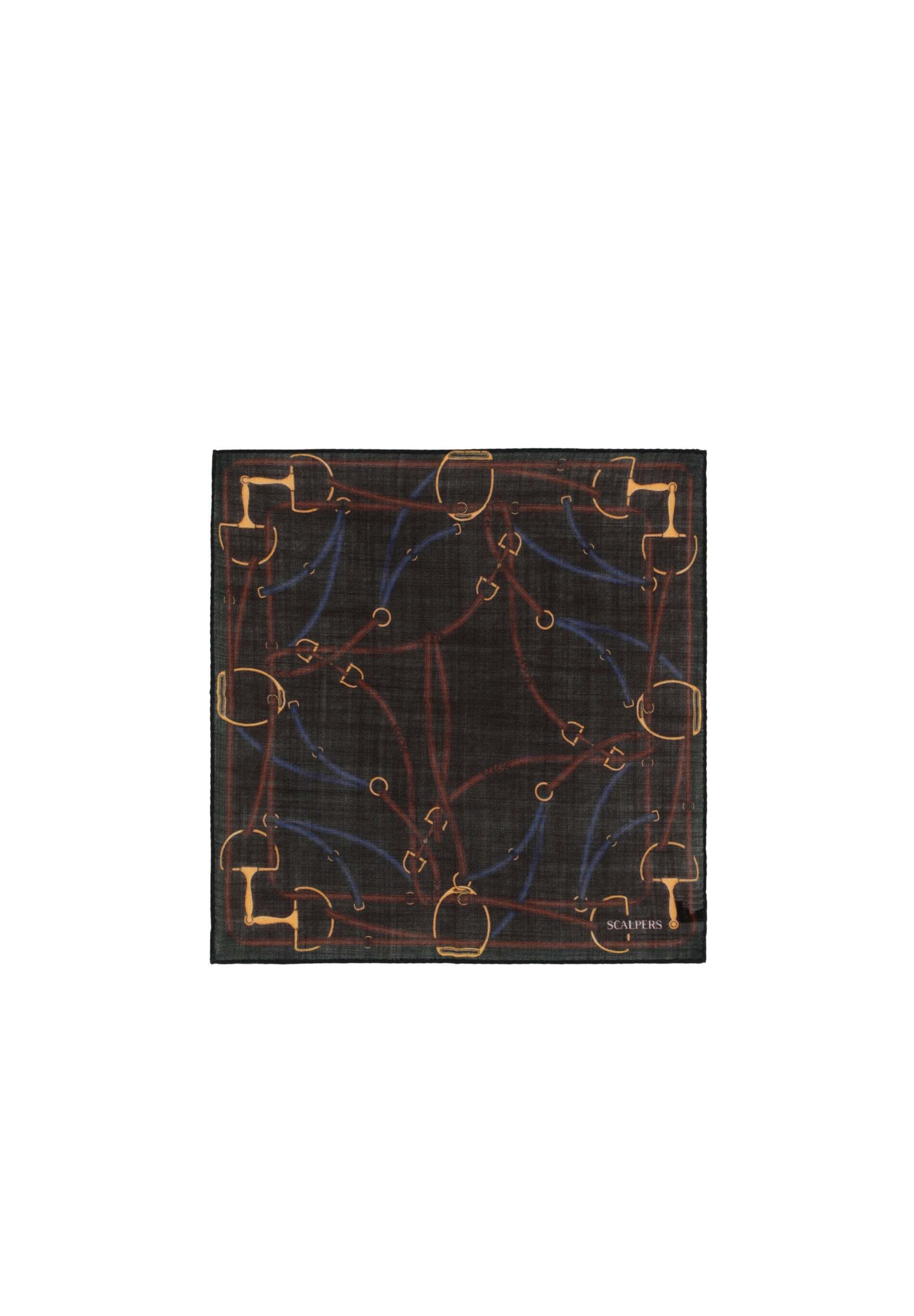 Foulard ' ' Scalpers en marron : devant