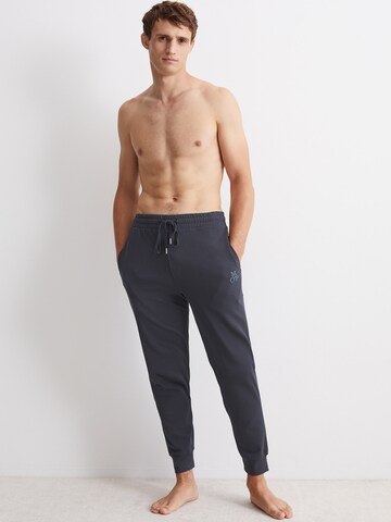 Marc O'Polo - Pantalón de pijama ' Heavy Jersey ' en azul: frente