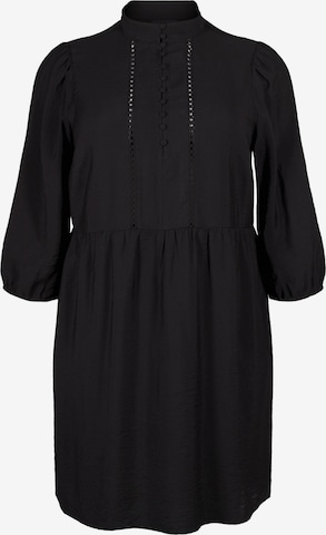 Zizzi Shirt dress 'CAILVY' in Black: front