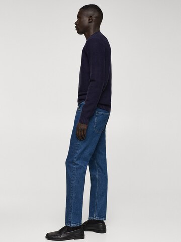 MANGO MAN Regular Jeans 'BEN' in Blauw