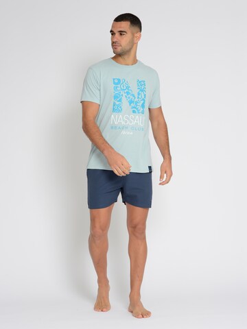 NASSAU Beach Club Shirt in Blau