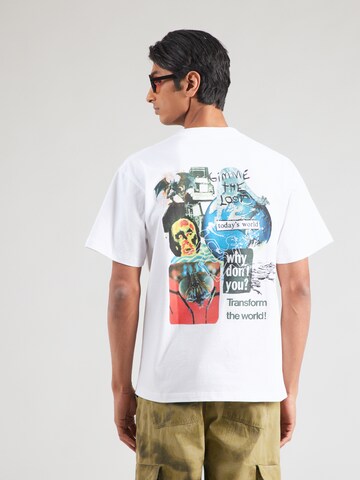 HUF Μπλουζάκι 'Gimme The Loot' σε λευκό: μπροστά