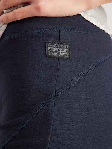 G-STAR Bootcut Kalhoty – modrá