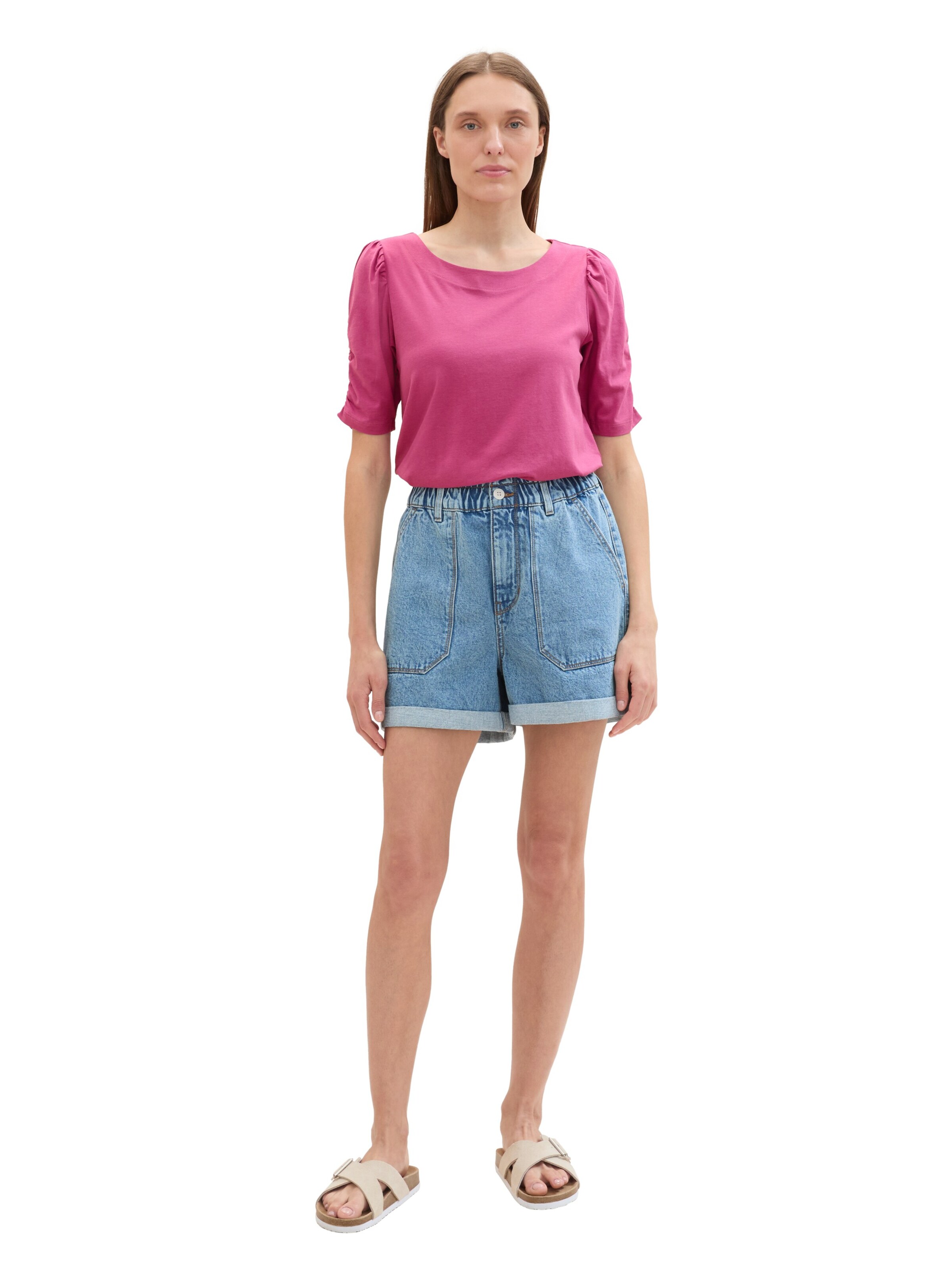 TOM TAILOR Shirt in Pink