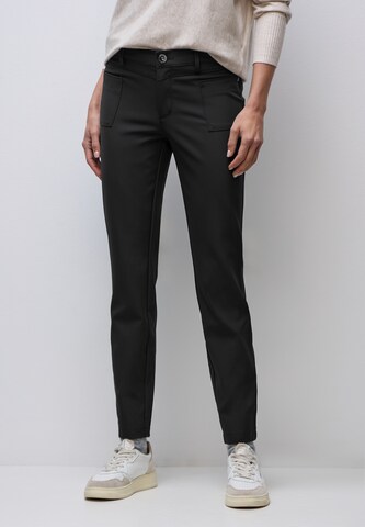 STREET ONE Slim fit Pants 'Yulius' in Black