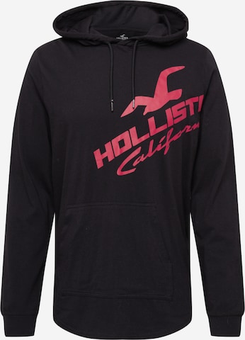 Felpa di HOLLISTER in nero: frontale