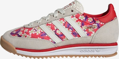 ADIDAS ORIGINALS Baskets 'SL 72 RS x Liberty London' en beige clair / bleu / rouge / blanc cassé, Vue avec produit