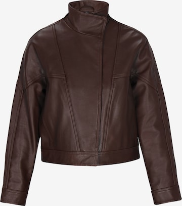 DreiMaster VintagePrijelazna jakna - smeđa boja: prednji dio