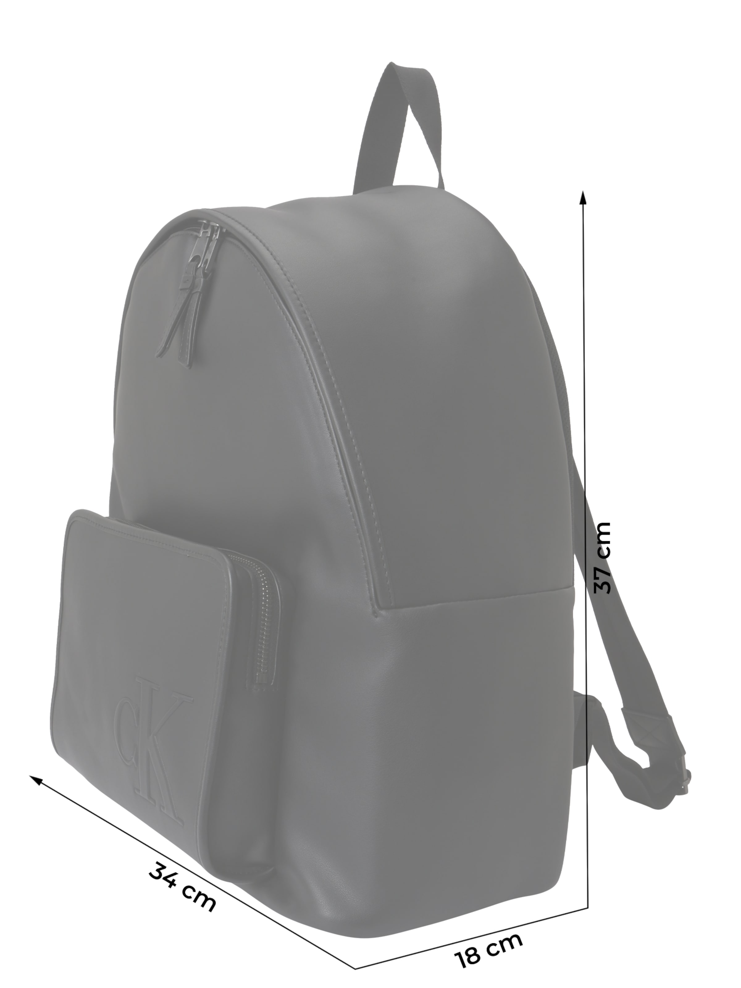 Calvin Klein Рюкзак 'SCULPTED IMPRESSION' в Черный