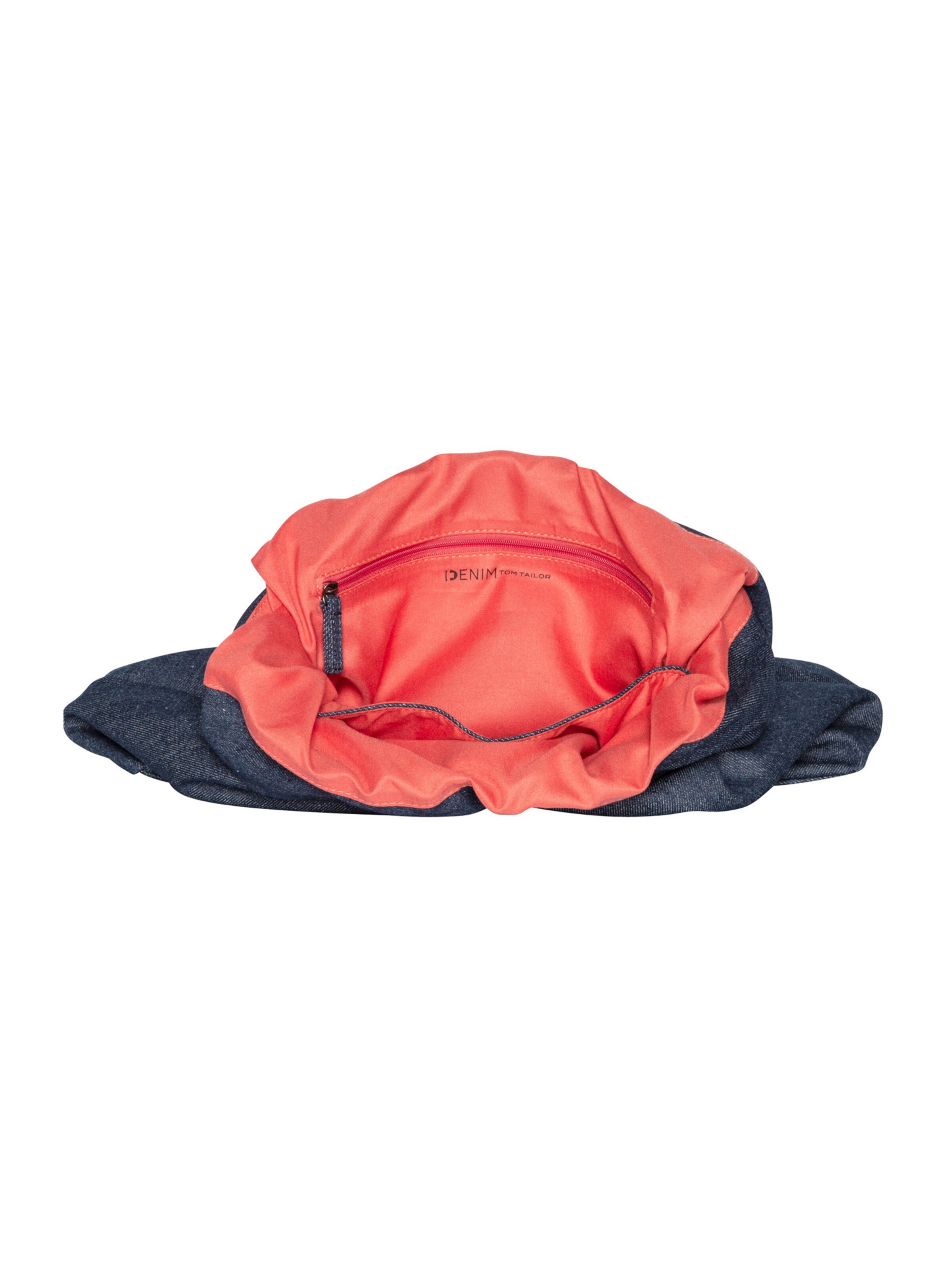 TOM TAILOR DENIM Shopper 'Leslie' in Blauw