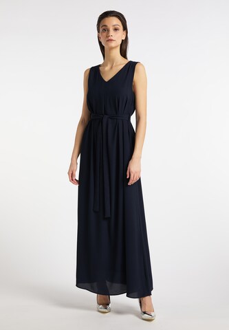 usha WHITE LABEL - Vestido de festa em azul: frente