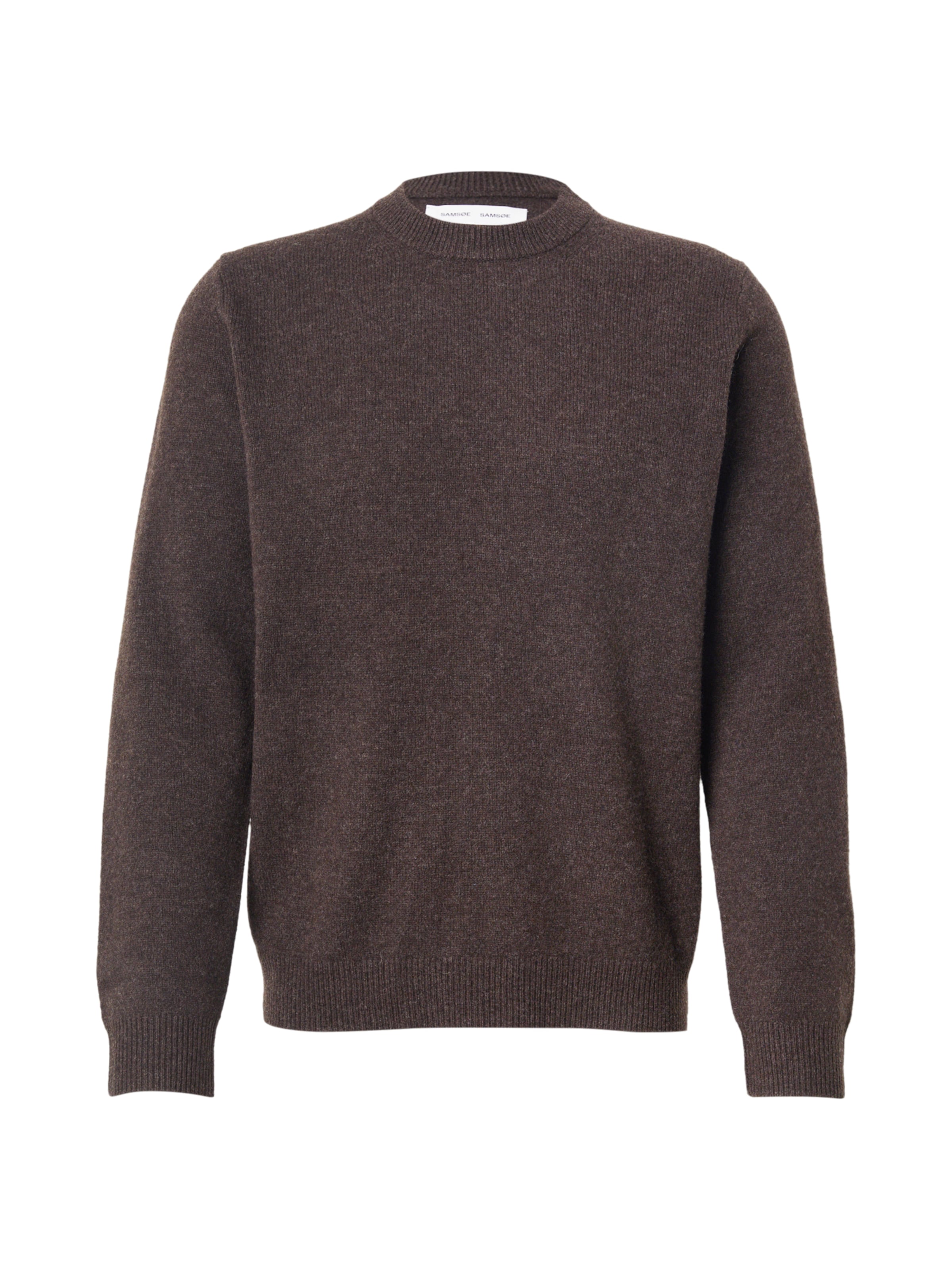 Samsøe Samsøe Pullover 'Isak' in Braun: Vorderseite