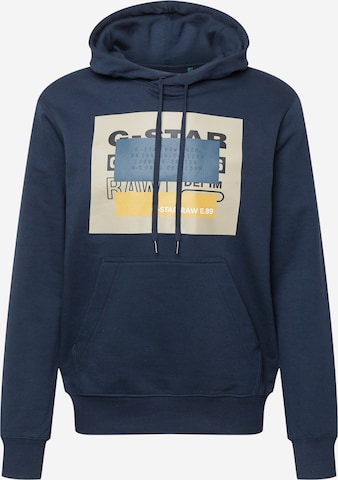 G-Star RAW Sweatshirt in Blau: predná strana