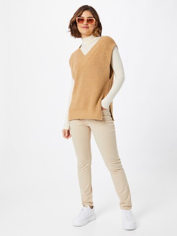 Coupe slim Jean MORE & MORE en beige