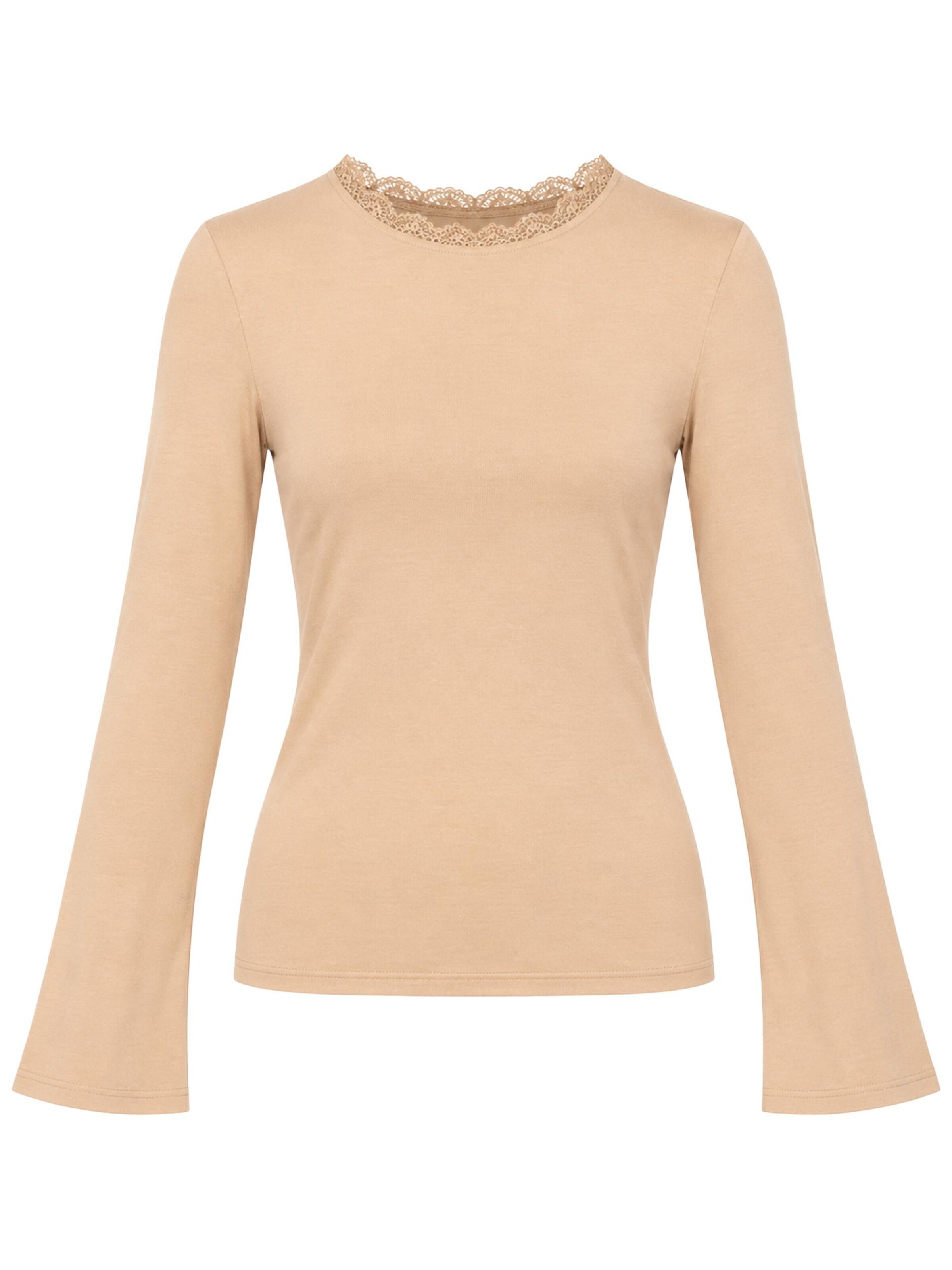 Maglietta di SASSYCLASSY in beige: frontale