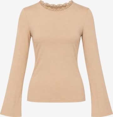 Maglietta di SASSYCLASSY in beige: frontale