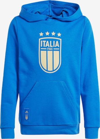 ADIDAS PERFORMANCE Athletic Sweatshirt 'Italy' in Blue: front