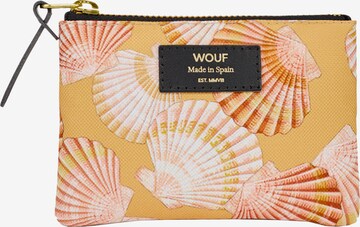 Trousse de maquillage Wouf en jaune : devant