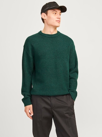 JACK & JONES Свитер в Зеленый: спереди