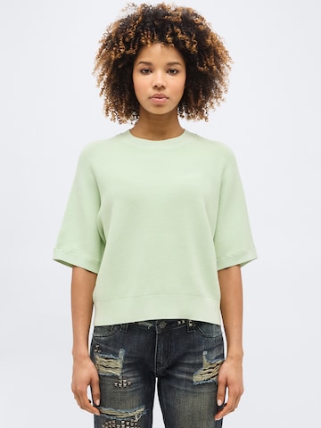 MSCH COPENHAGEN Sweater 'Thamira' in Green: front