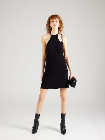 Won Hundred - Vestido de punto 'Tamara' en negro: frente