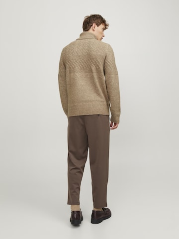 Pull-over 'Milo' JACK & JONES en beige