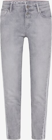 Soccx Regular Jeans in Grey: front