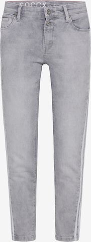 Soccx Regular Jeans in Grey: front