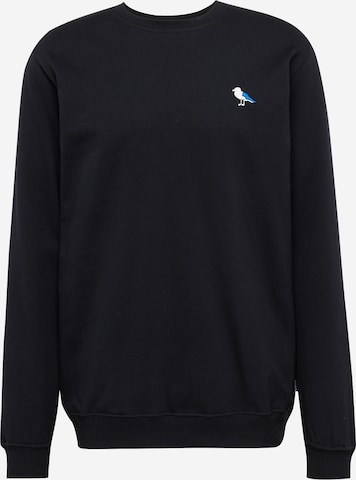 Sweat-shirt 'Embro Gull' Cleptomanicx en noir : devant