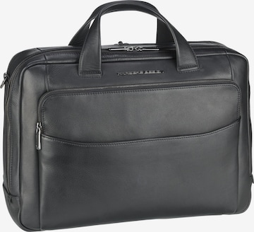 Porsche Design Document Bag in Black: front