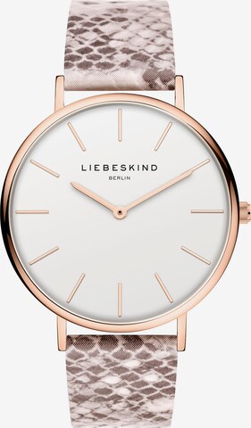 Liebeskind Berlin Analoog horloge in Roze: voorkant