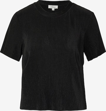 T-shirt s.Oliver en noir : devant