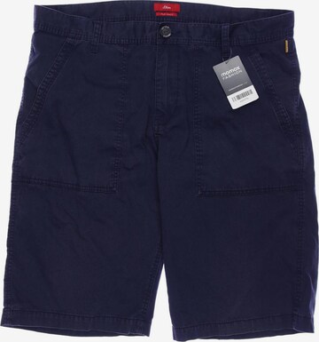 s.Oliver Shorts in 36 in Blue: front