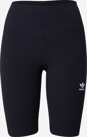 Skinny Leggings 'Adicolor Essentials' de la ADIDAS ORIGINALS pe negru: față